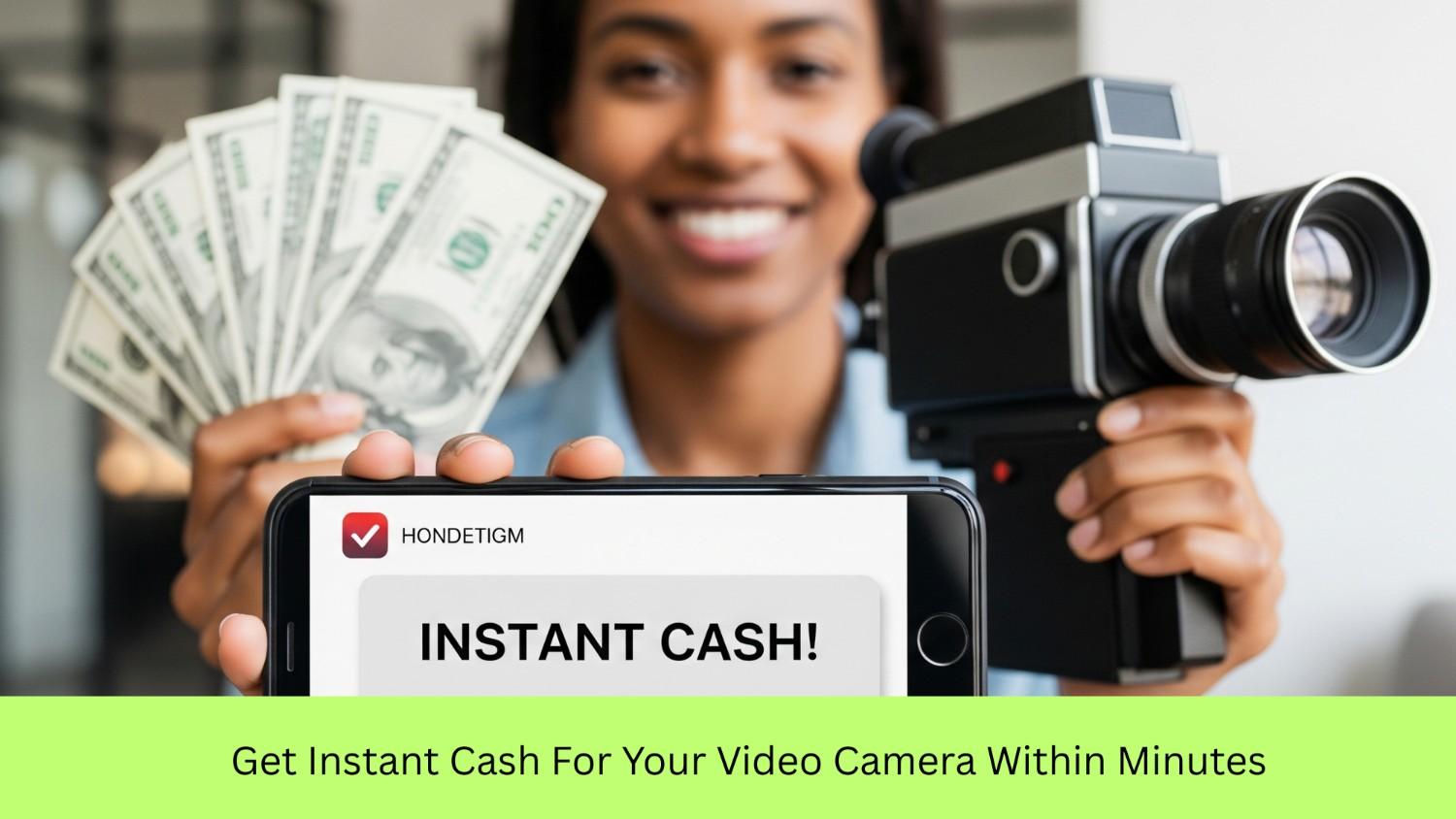 Get Instant Cash For Your Video Camera Within Minutes