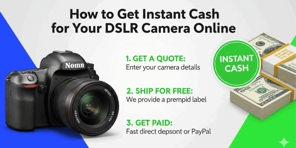 How to Get Instant Cash for Your DSLR Camera Online