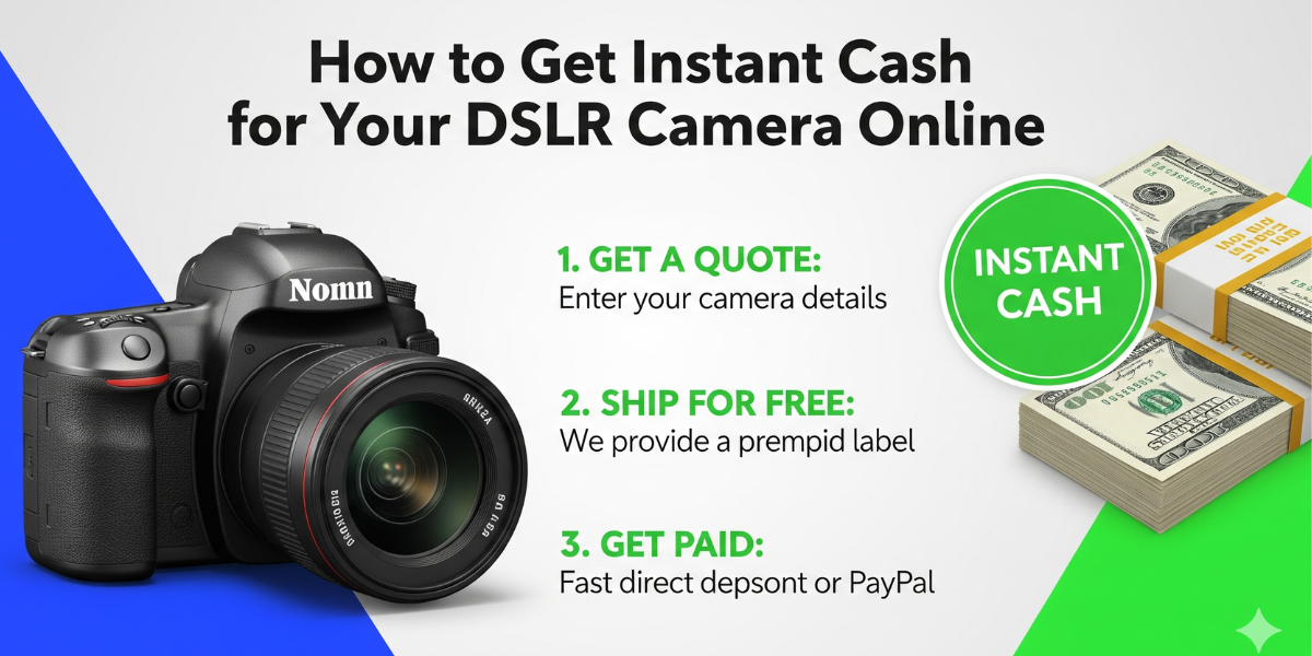How to Get Instant Cash for Your DSLR Camera Online