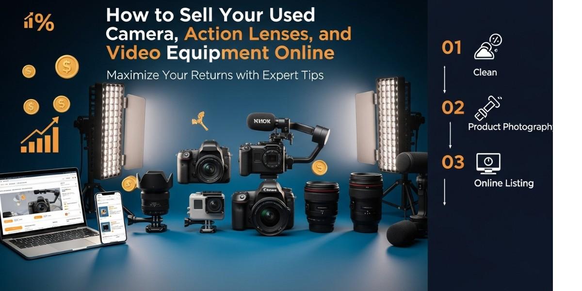 How to Sell Your Used Camera, Action Lenses, and Video Equipment Online