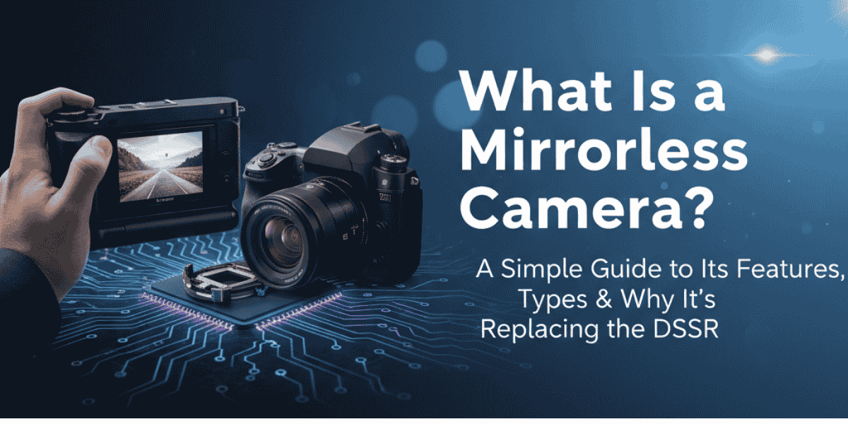 What Is a Mirrorless Camera? A Simple Guide to Its Features, Types & Why It’s Replacing the DSLR | CameraKart
