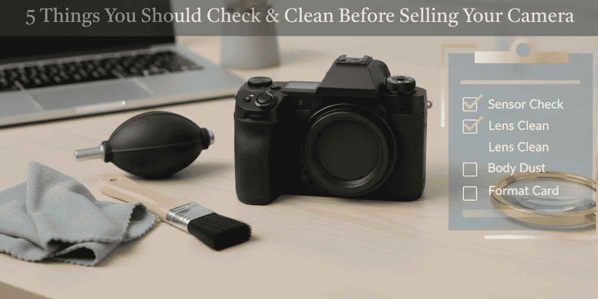 5 Things You Should Check and Clean Before Selling Your Camera