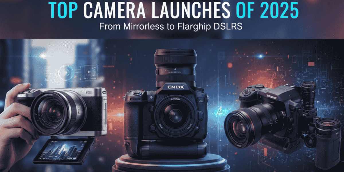 Top Camera Launches of 2025 – From Mirrorless to Flagship DSLRs