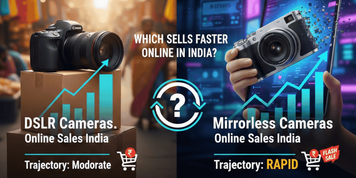 DSLR vs Mirrorless: Which Sells Faster Online in India?