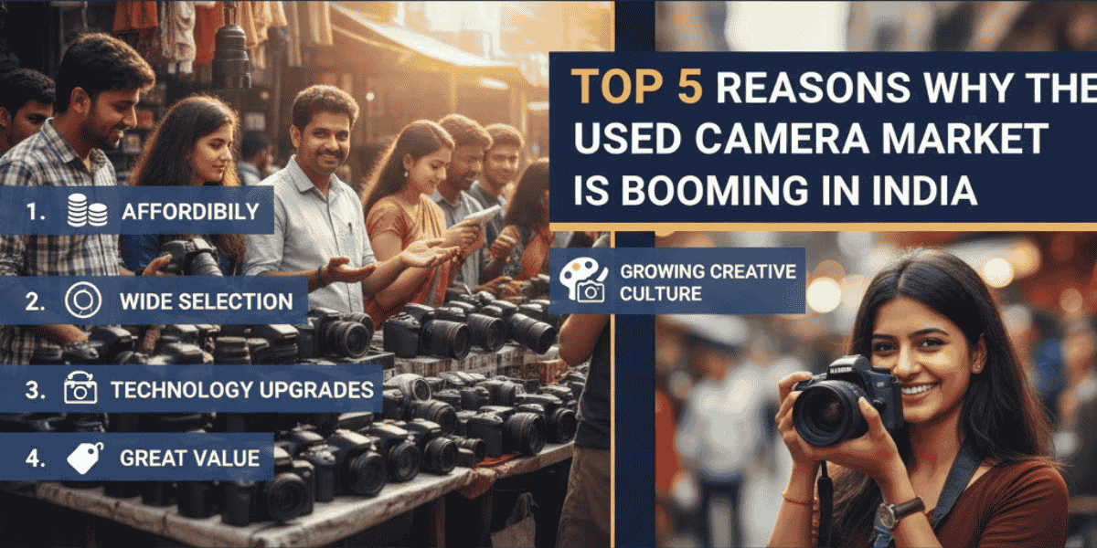 Top 5 Reasons Why the Used Camera Market Is Booming in India