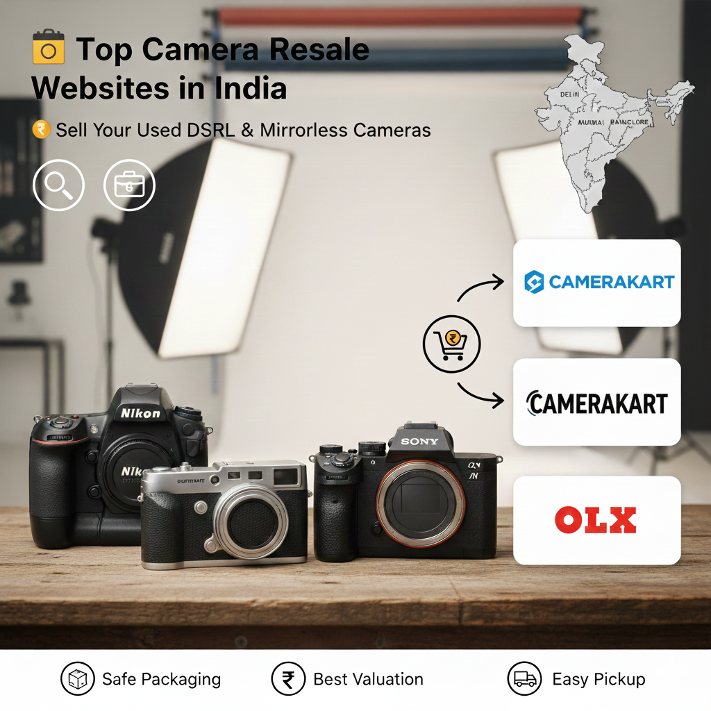 Top Camera Resale Websites in India to Sell Your Used DSLR and Mirrorless Cameras