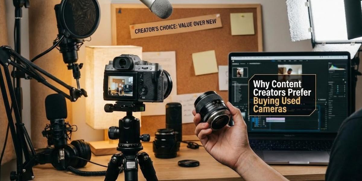 Why Content Creators Prefer Buying Used Cameras
