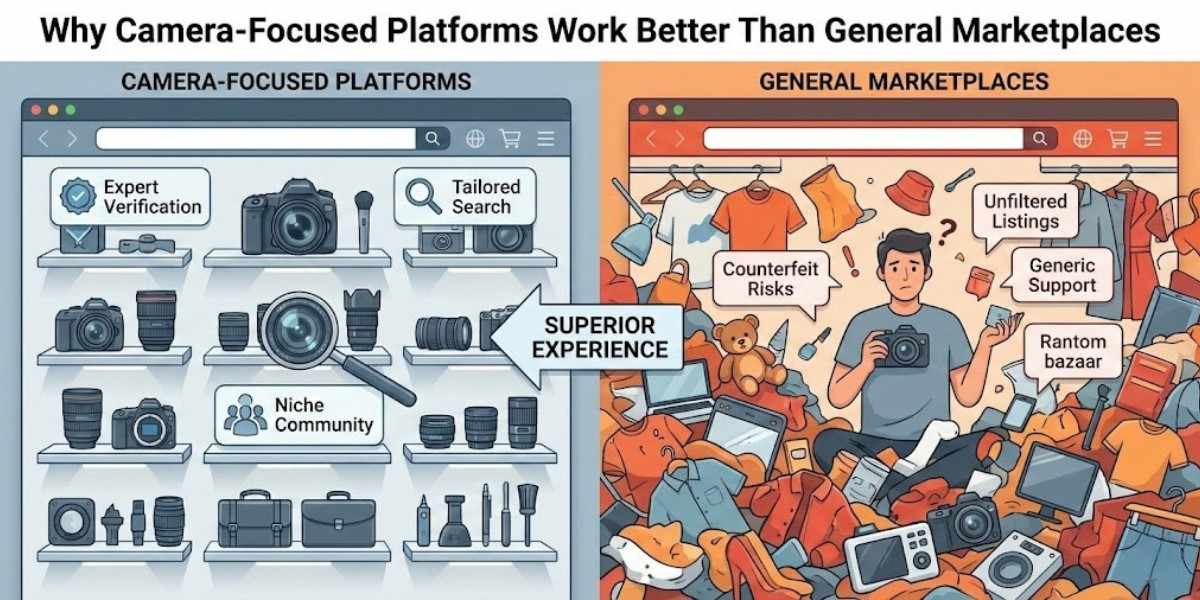 Why Camera-Focused Platforms Work Better Than General Marketplaces