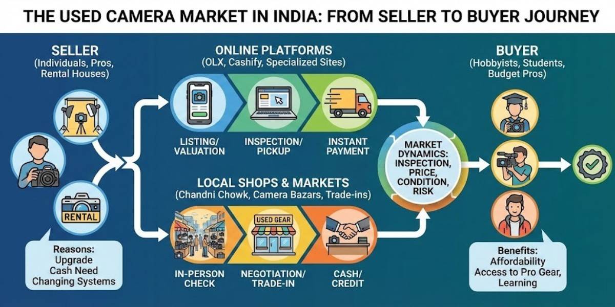 How the Used Camera Market Works in India (From Seller to Buyer)