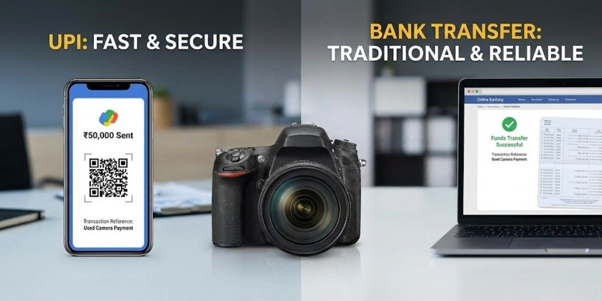 Instant Payment for Used Camera – UPI vs Bank Transfer Explained