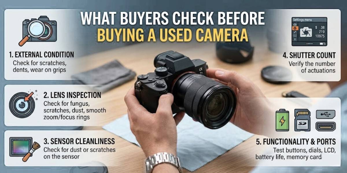 What Buyers Check Before Buying a Used Camera