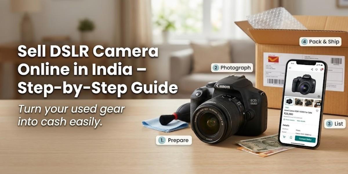 Sell DSLR Camera Online in India – Step-by-Step Guide