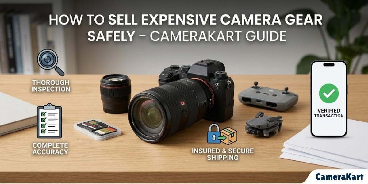 How to Sell Expensive Camera Gear Safely – Camerakart Guide
