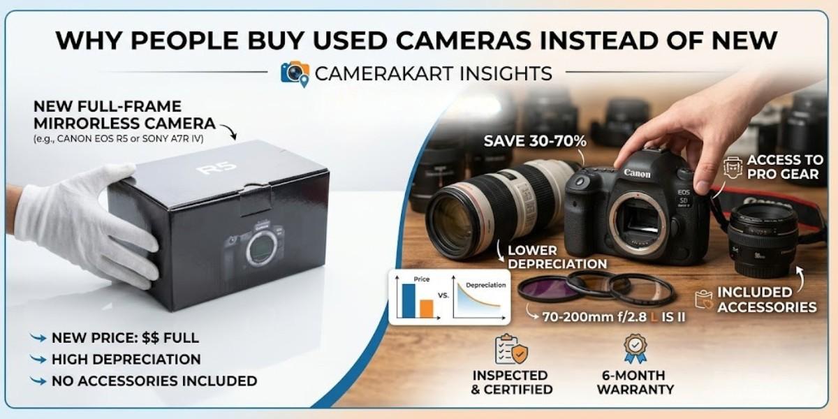 why people prefer buying used cameras in India