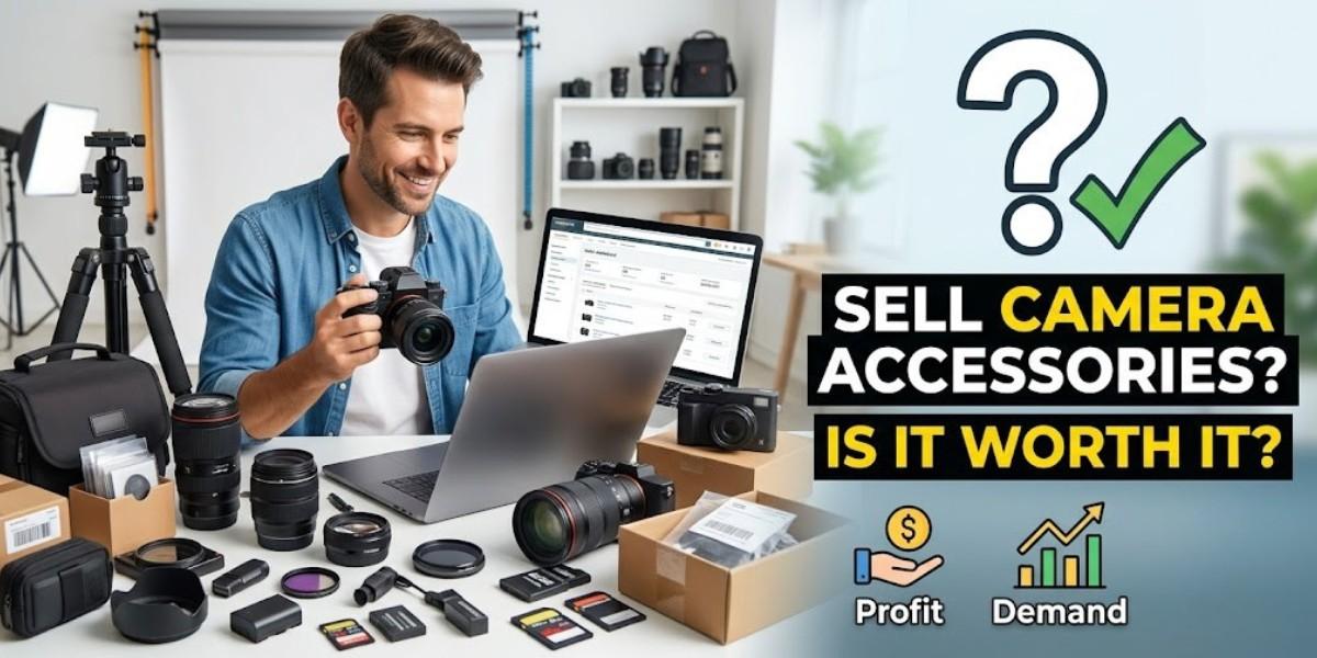 Camera accessories like lenses and tripod being sold online in India