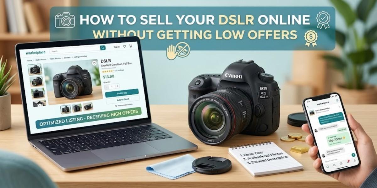 How to Sell Your DSLR Camera Online Without Getting Low Offers