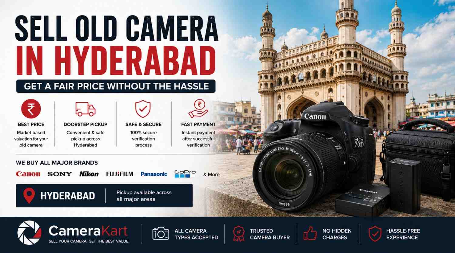 Sell Old Camera in Hyderabad – Turn Your Unused Camera Into Value