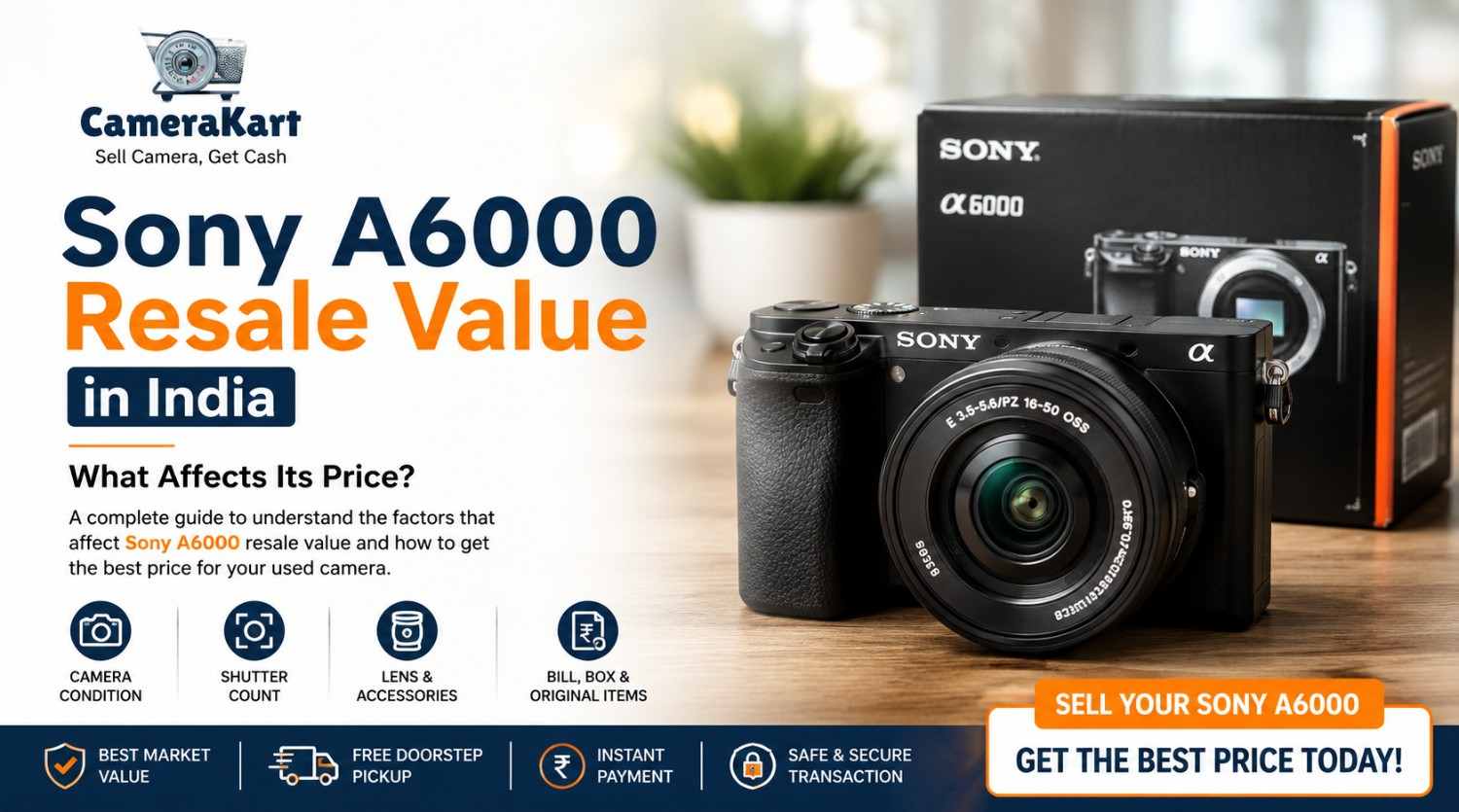 Sony A6000 Resale Value in India: What Affects Its Used Price?