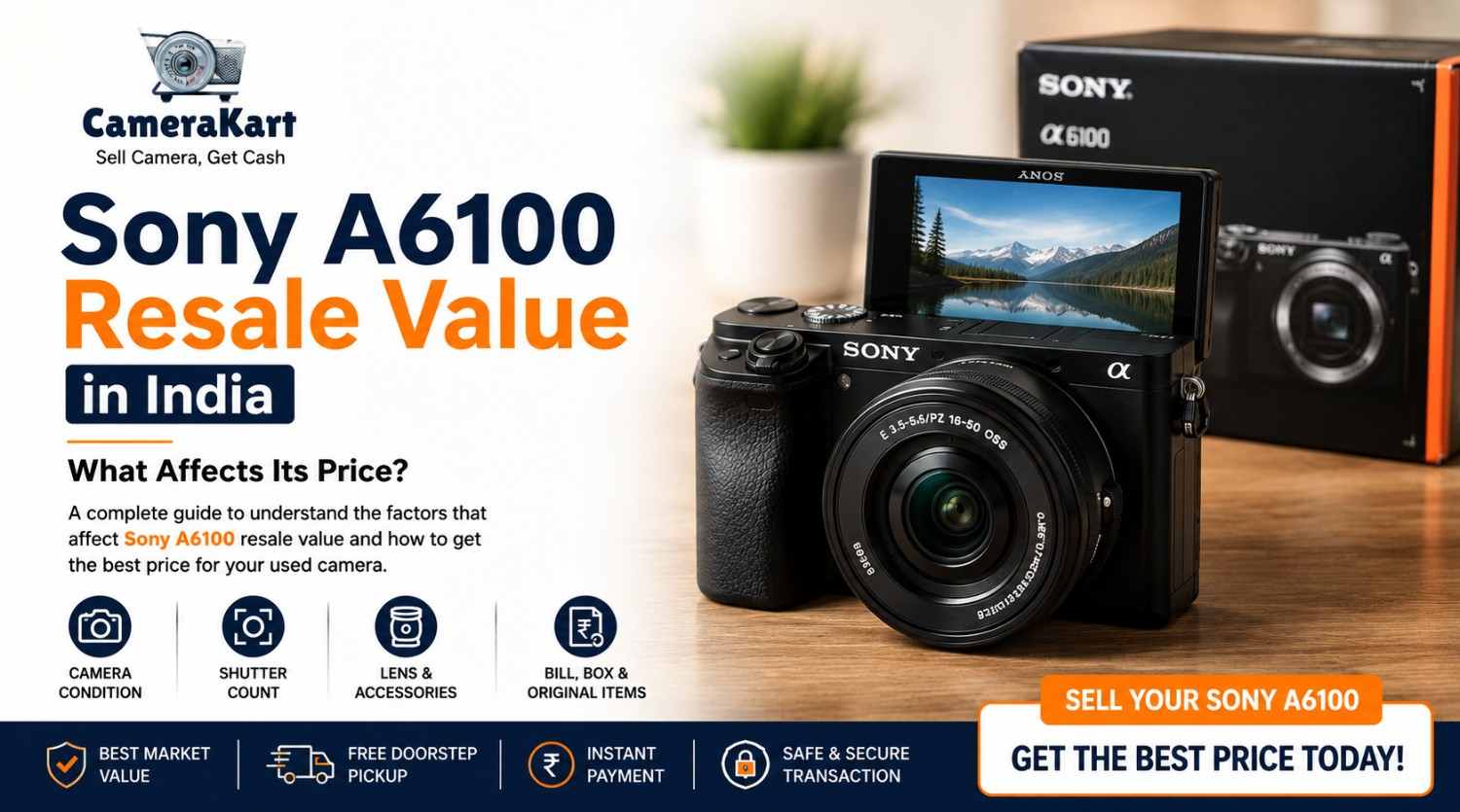 Sony A6100 Resale Value in India: What Affects Its Used Price?
