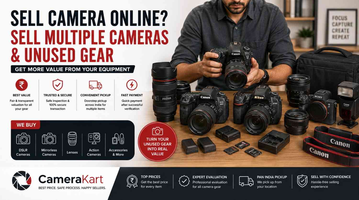 Selling Multiple Cameras Online? How Photographers Can Get More Value From Unused Gear