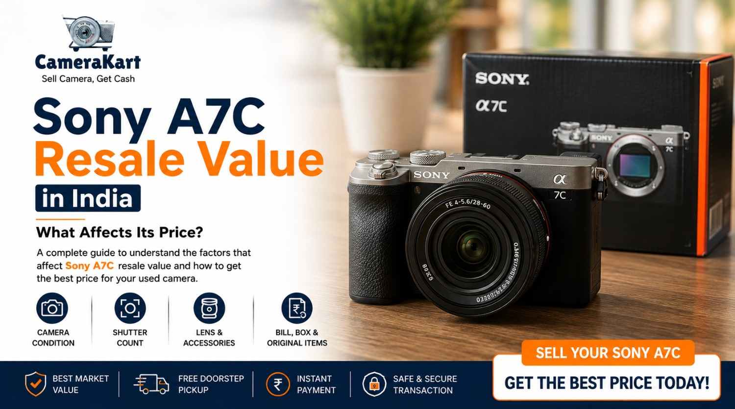Sony A7C Resale Value in India: What Affects Its Used Price?