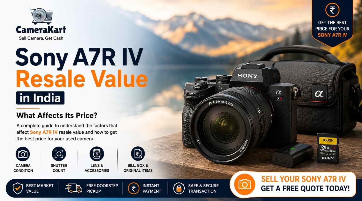 Sony A7R IV Resale Value in India: What Affects Its Used Price?
