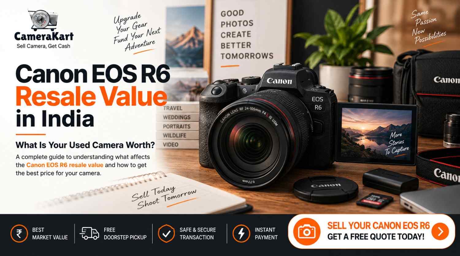 Canon EOS R6 Resale Value in India: How Much Can You Get for Your Used Camera?