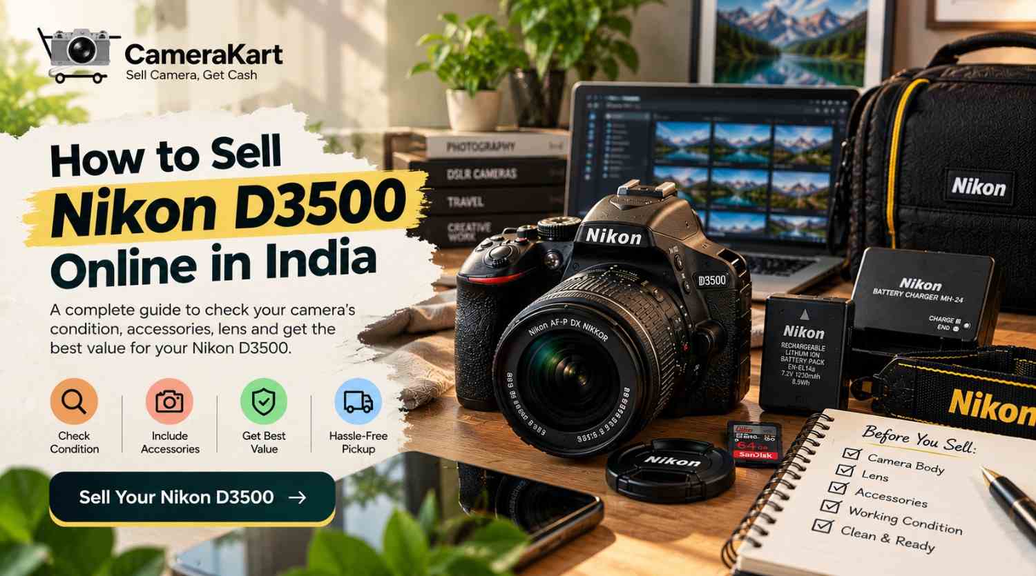 How to Sell Nikon D3500 Online in India: A Complete Guide for DSLR Owners
