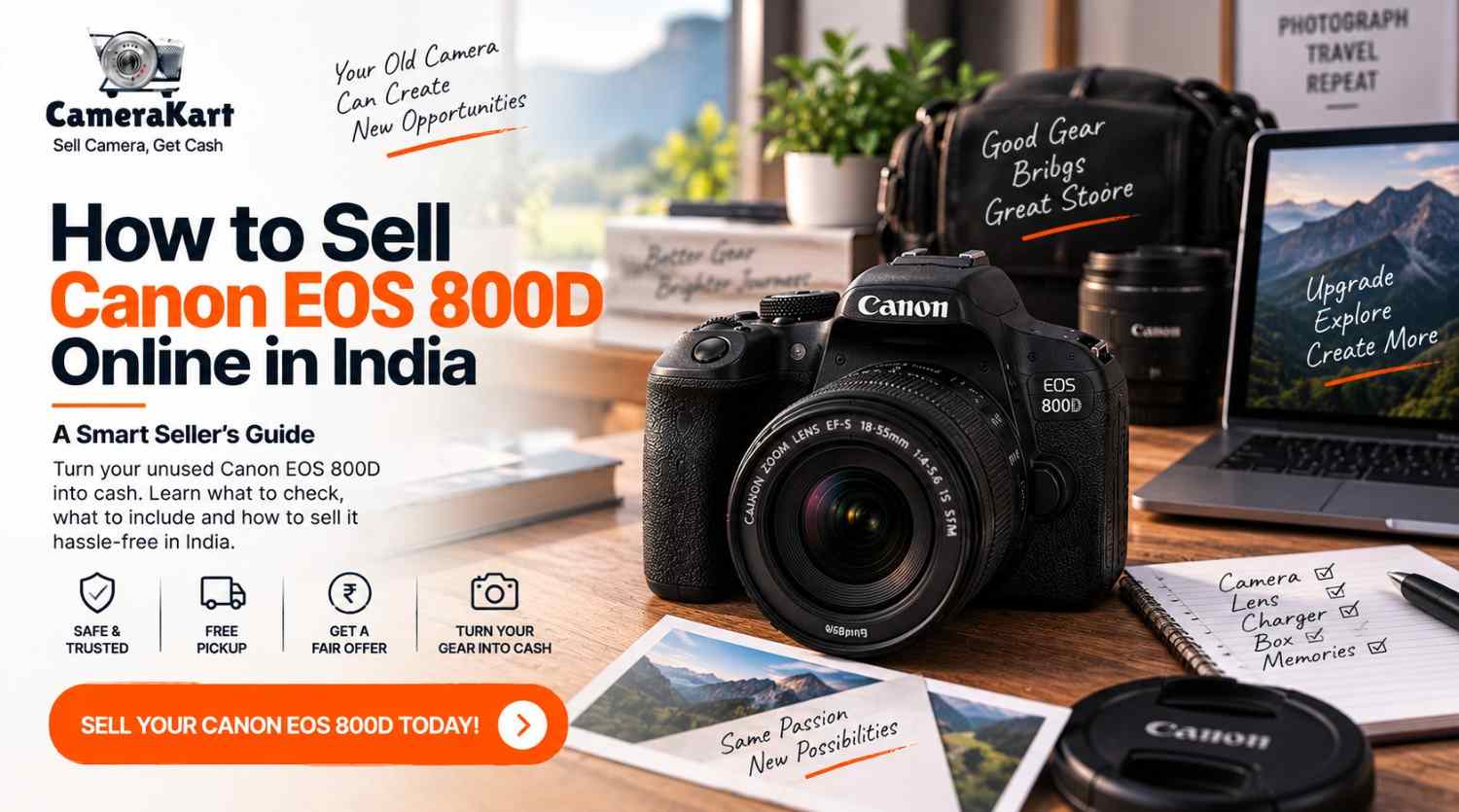 How to Sell Canon EOS 800D Online in India: A Smart Seller Guide