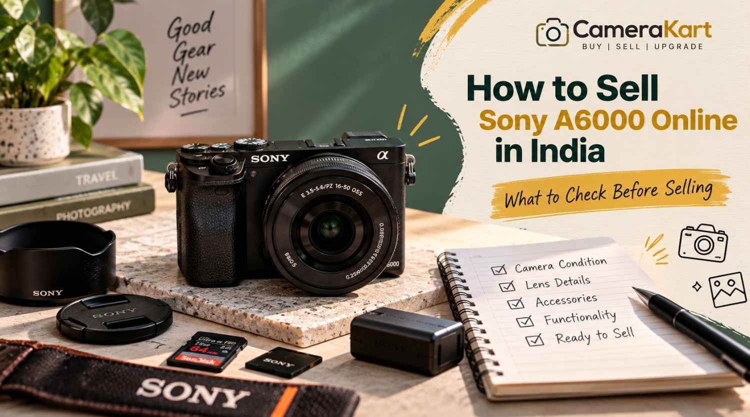 How to Sell Sony A6000 Online in India: What to Check Before Selling
