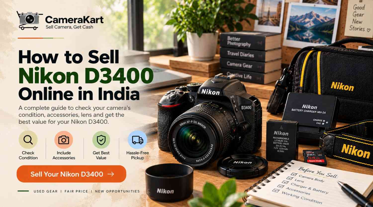 How to Sell Nikon D3400 Online in India: A Practical Guide for DSLR Owners
